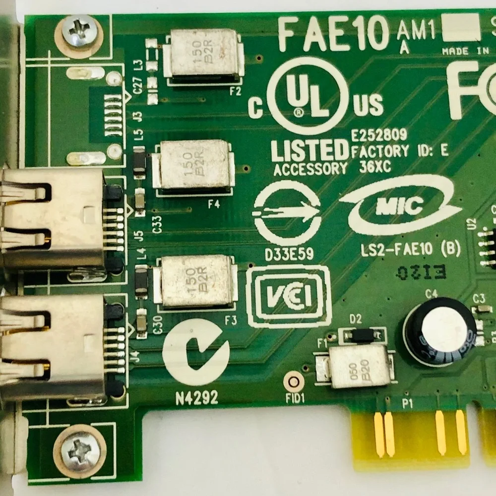 COPY - Dell H924H Dual Port IEEE-1394 PCI FireWire Card